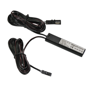 Infrarood LED kast schakelaar voor enkel kleurige LED strips - WUN-SO1-IR Zwart