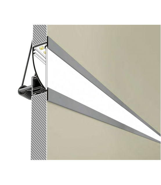 Gyproc klem t.b.v. LED profiel Gyproc10