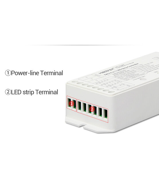Dimbare LED controller 5 in 1 LED strip controller - Miboxer LS2