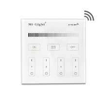Mi-light 2.0 B1 draadloze touch-wanddimmer voor 4 zones – dimmen van 1% tot 100%
