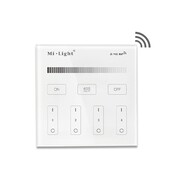 Mi-light 2.0 B1 draadloze touch-wanddimmer voor 4 zones – dimmen van 1% tot 100%