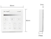 Mi-light 2.0 B1 draadloze touch-wanddimmer voor 4 zones – dimmen van 1% tot 100%
