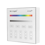 LED strip RGB/RGBW/RGBWW/RGBCCT wanddimmer draadloos 4 zone - B4