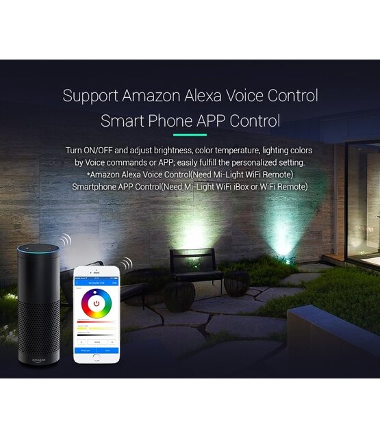 Waterdichte LED prikspot voor buiten RGBCCT 6 watt (2700K-6500K) - ZIGBEE - TUYA - WIFI