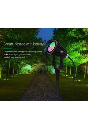 Milight Wifi LED Tuinspot met RGBCCT kleuren – 6 watt