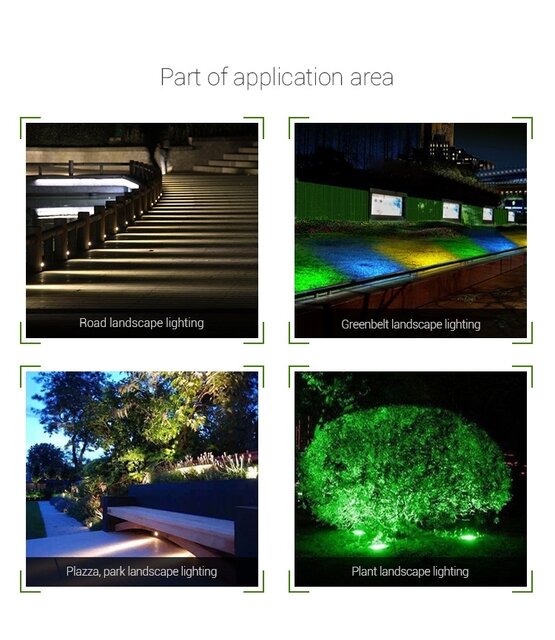 Milight Wifi LED Tuinspot met RGBCCT kleuren – 6 watt