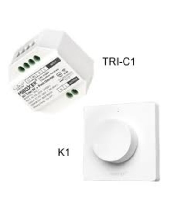 Draadloze Fase Afsnijding LED controller - Miboxer TRI-C1ZR