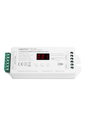 DMX Controller 512 1-Kanaal 12-24V MiBOXER D1-CX