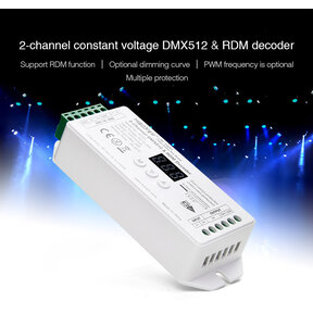 DMX Controller 512 2-Kanaal 12-24V MiBOXER D2-CX