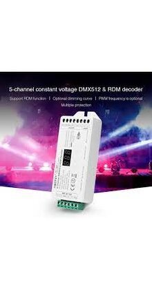 DMX Controller 512 5-Kanaal 12-24V MiBOXER D5-CX