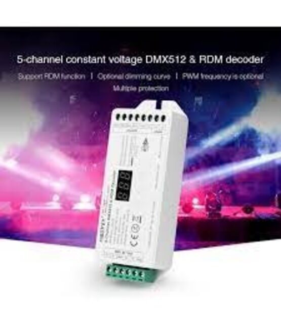 DMX Controller 512 5-Kanaal 12-24V MiBOXER D5-CX