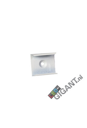 Montageklem t.b.v. LED profiel 08WIT - Montageklem wit