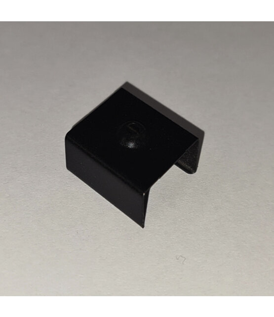 Zwarte Montageklem voor LED profiel - 01ZWART