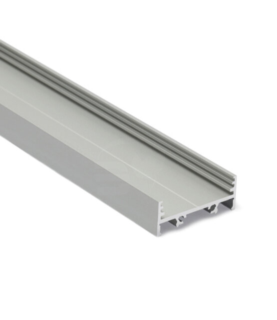 Wit LED XL profiel 1 meter met opaal afdekking 33,4mm x 12,8mm - XL10WIT