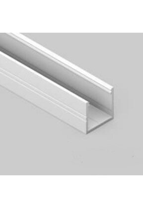 Wit LED profiel 2 meter met opaal klikafdekking 18,8 mm x 18,6 mm - 20WIT