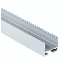 Kabelgoot / onderprofiel / Ophangprofiel voor LED profiel XL06ALU - 2 meter - MONTAGEPROFIEL