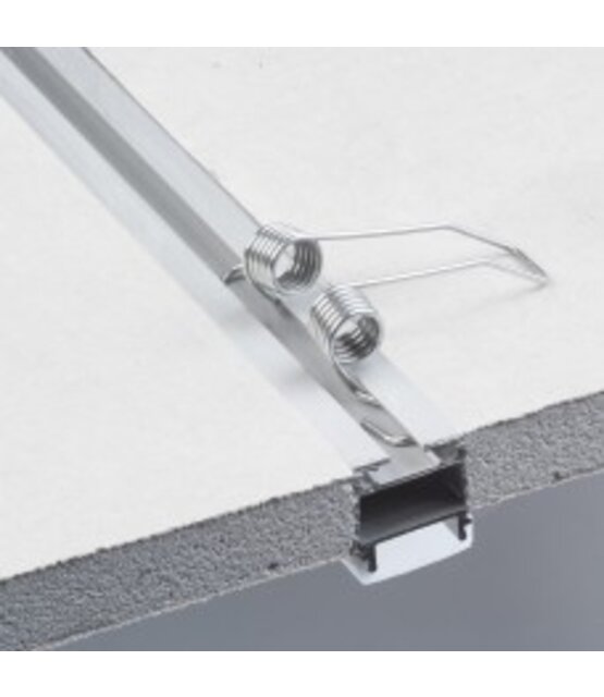 Kabelgoot / onderprofiel / Ophangprofiel voor LED profiel XL06ALU - 2 meter - MONTAGEPROFIEL