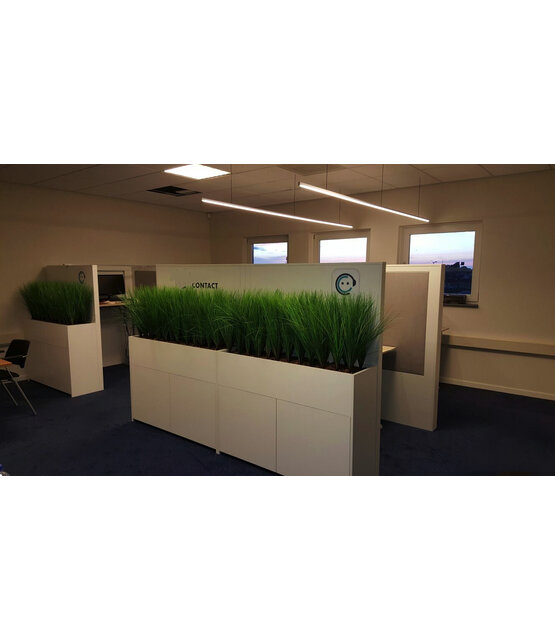 Kabelgoot / onderprofiel / Ophangprofiel voor LED profiel XL06WIT - 2 meter - MONTAGEPROFIEL