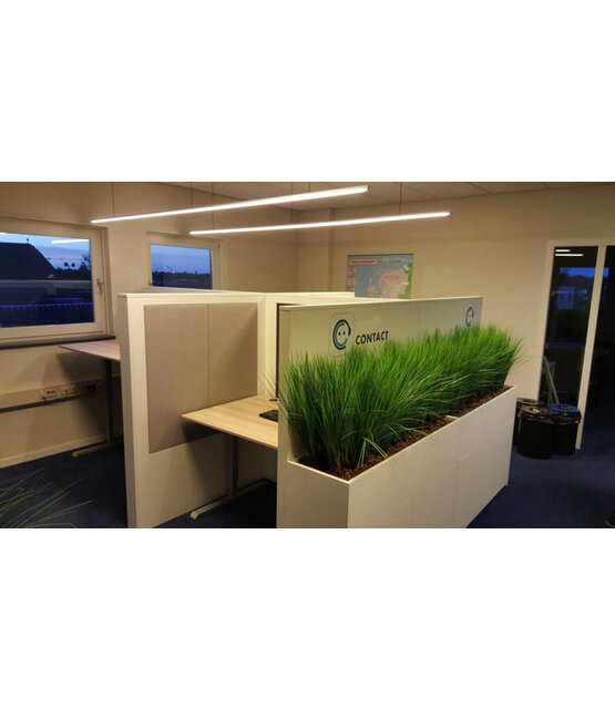 Kabelgoot / onderprofiel / Ophangprofiel voor LED profiel XL06WIT - 2 meter - MONTAGEPROFIEL