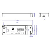 Compacte LED voeding 75 watt 24 volt 3.13 Ampère - IP20 - FTPC75V24-C (NIET DIMBAAR)