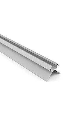 LED gips hoekprofiel met afdekking 2 meter 36,6 mm x 36,6 mm GIPS24 BUITENHOEK