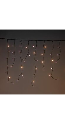 IJspegel kerstverlichting 10 meter  480 LED Warm Wit  - met 8 functies, timer & memory functie - LUKSUS