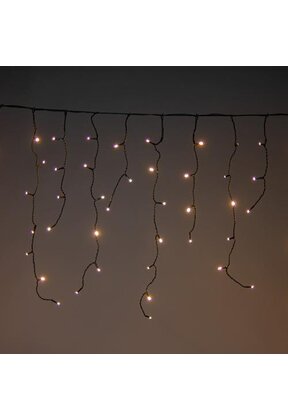 IJspegel kerstverlichting 10 meter  480 LED Warm Wit  - met 8 functies, timer & memory functie - LUKSUS