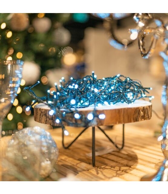 Kerstverlichting koud wit 320 LED lampjes 32 meter met 8 functies - LUKSUS