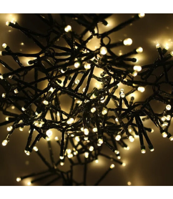 30 meter Cluster kerstverlichting extra warm wit 1000 LED clusterverlichting – BASIC