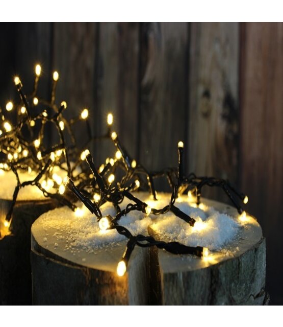 36 meter Cluster kerstverlichting extra warm wit 1200 LED clusterverlichting – BASIC