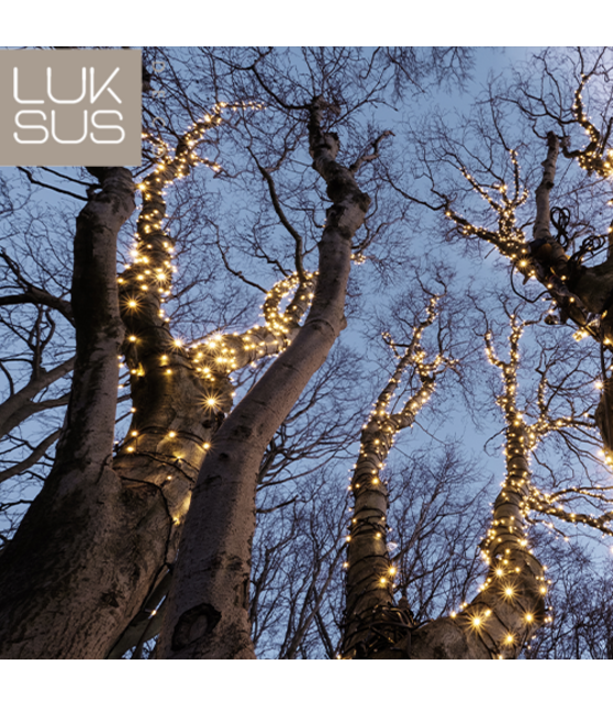 Startset - Boomverlichting warm wit 10 meter waterdicht - 100 LED PRO - LUKSUS