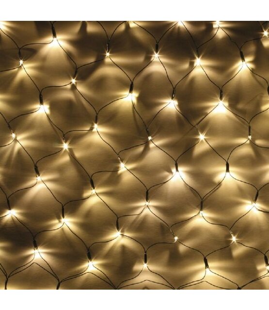 8 meter net kerstverlichting extra warm wit 640 LEDs – BASIC