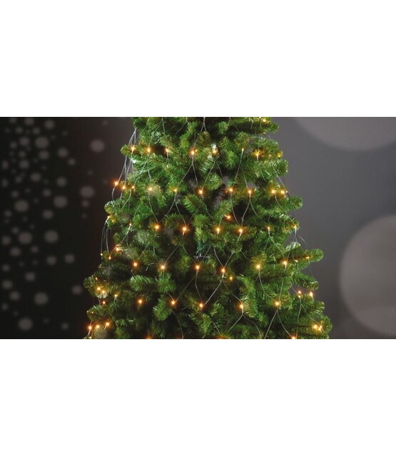40 meter net kerstverlichting extra warm wit 3200 LEDs – BASIC