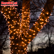 Boomverlichting warm wit 120 meter waterdicht 1200 LED - PRO - LUKSUS