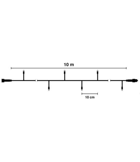 Boomverlichting warm wit 170 meter waterdicht 1700 LED - PRO - LUKSUS
