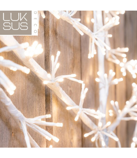 Kerstster 80 cm met 320 led lampjes warm wit - maat S