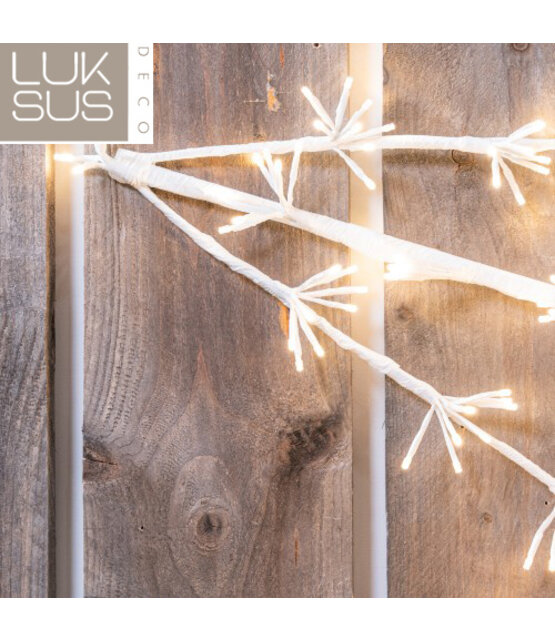 Kerstster 120 cm met 400 led lampjes warm wit - maat M