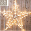 Kerstster 150 cm met 520 led lampjes warm wit - maat L