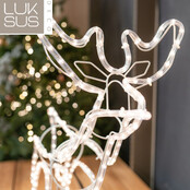 Rendier LED lichtslang 300 led lampjes 63 cm LUKSUS - L