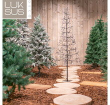 LED kerstboom figuur 280 LED warm wit 150cm hoog
