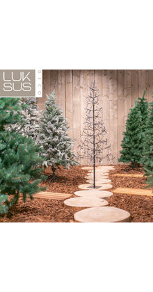 LED kerstboom figuur 280 LED warm wit 150cm hoog