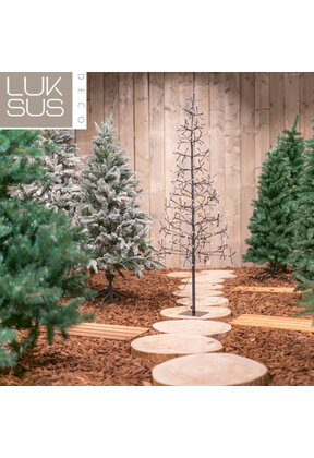 LED kerstboom figuur 280 LED warm wit 150cm hoog