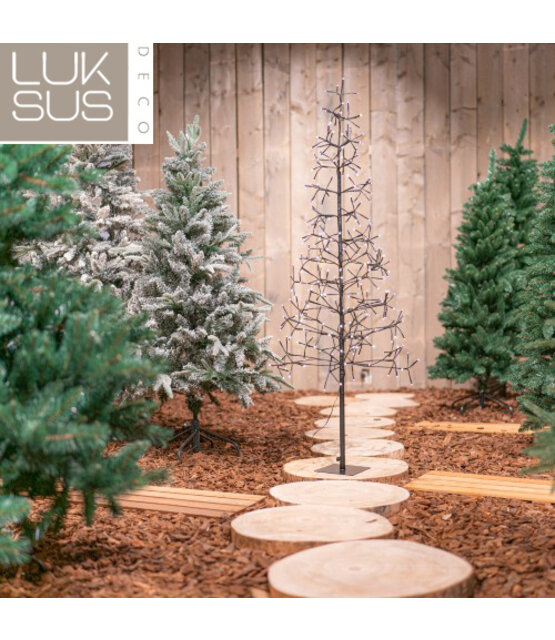 LED kerstboom figuur 280 LED warm wit 150cm hoog