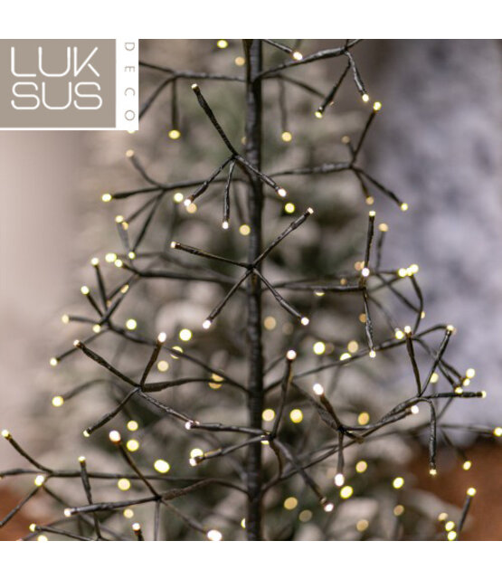 LED kerstboom figuur 280 LED warm wit 150cm hoog