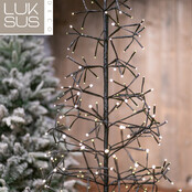 LED kerstboom figuur 280 LED warm wit 150cm hoog