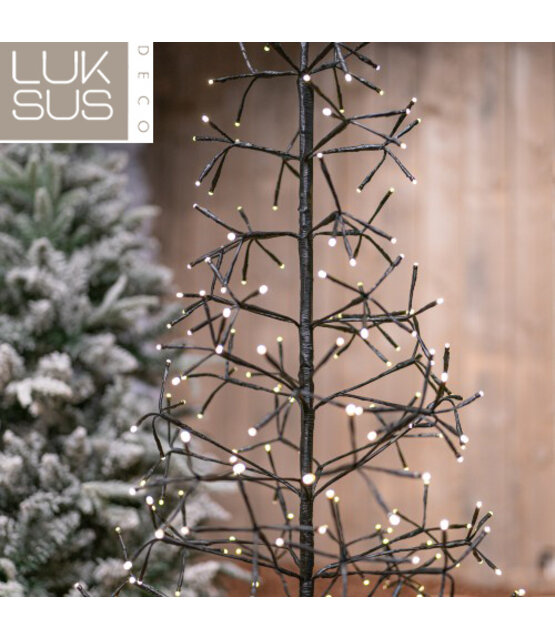 LED kerstboom figuur 280 LED warm wit 150cm hoog