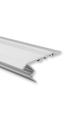 LED trapprofiel 1,2 meter met afdekking 41,5 mm x 20,6 mm - D11