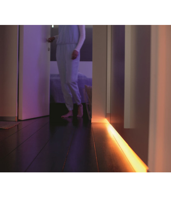 Diagonaal inbouw LED profiel 2 meter met opaal klikafdekking 30 mm x 12.7 mm - C22ALU