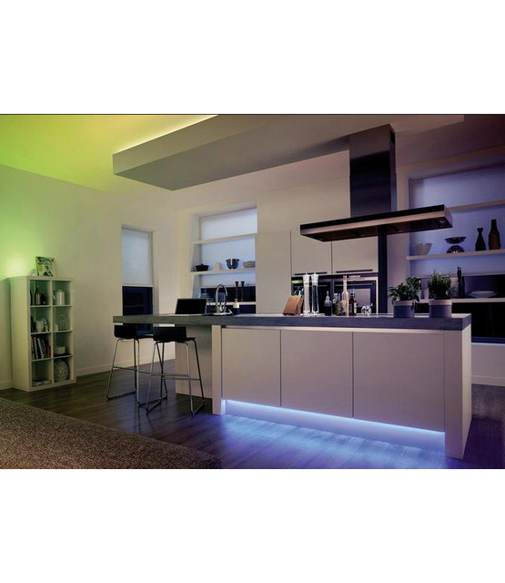 Diagonaal inbouw LED profiel 2 meter met opaal klikafdekking 30 mm x 12.7 mm - C22ALU