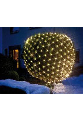 Buxus kerstverlichting 144 led warm wit - L